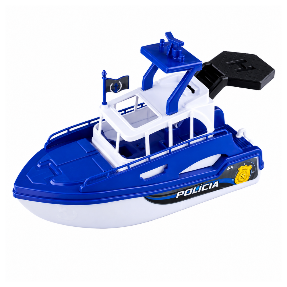 Barco Patrulha Naval Polícia Samba Toys