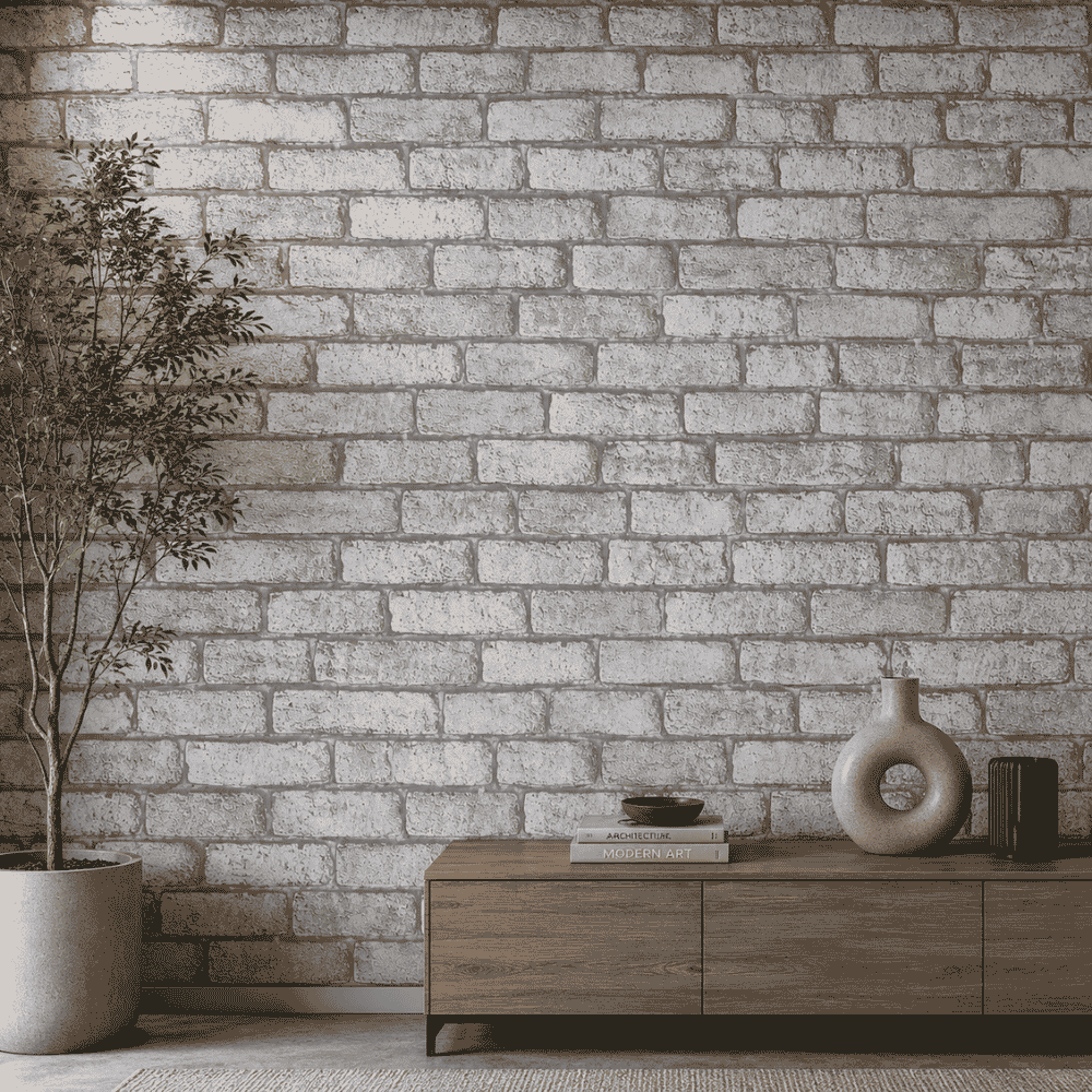 Papel Decorativo Auto Adesivo Pedra Cinza 45x5m Yins