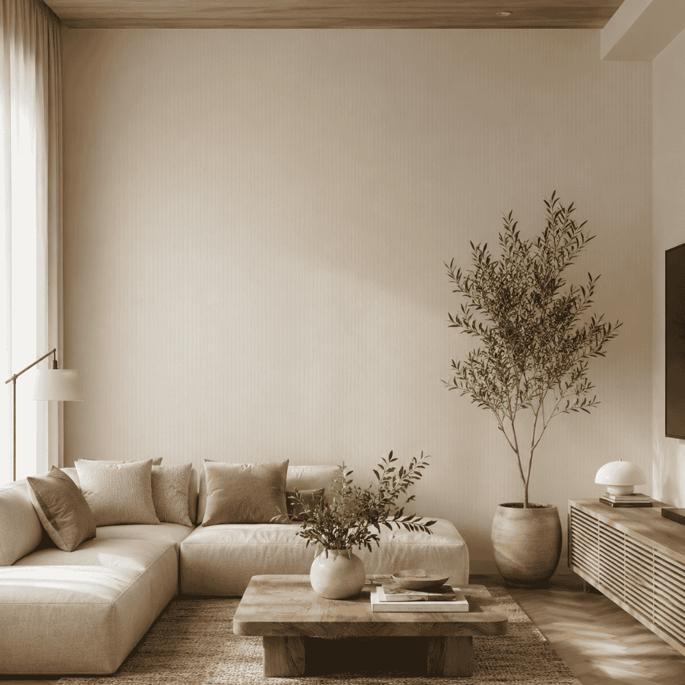 Papel Decorativo Auto Adesivo Linho Bege 45x5m Yins