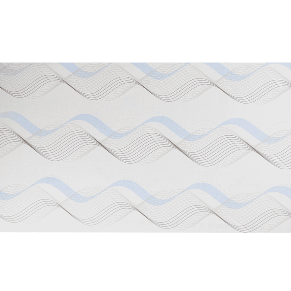 Papel Decorativo Auto-Adesivo Ondas Linha Cinza Yins