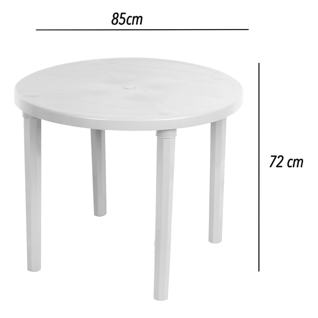 Mesa Redonda Desmontável Plasnew
