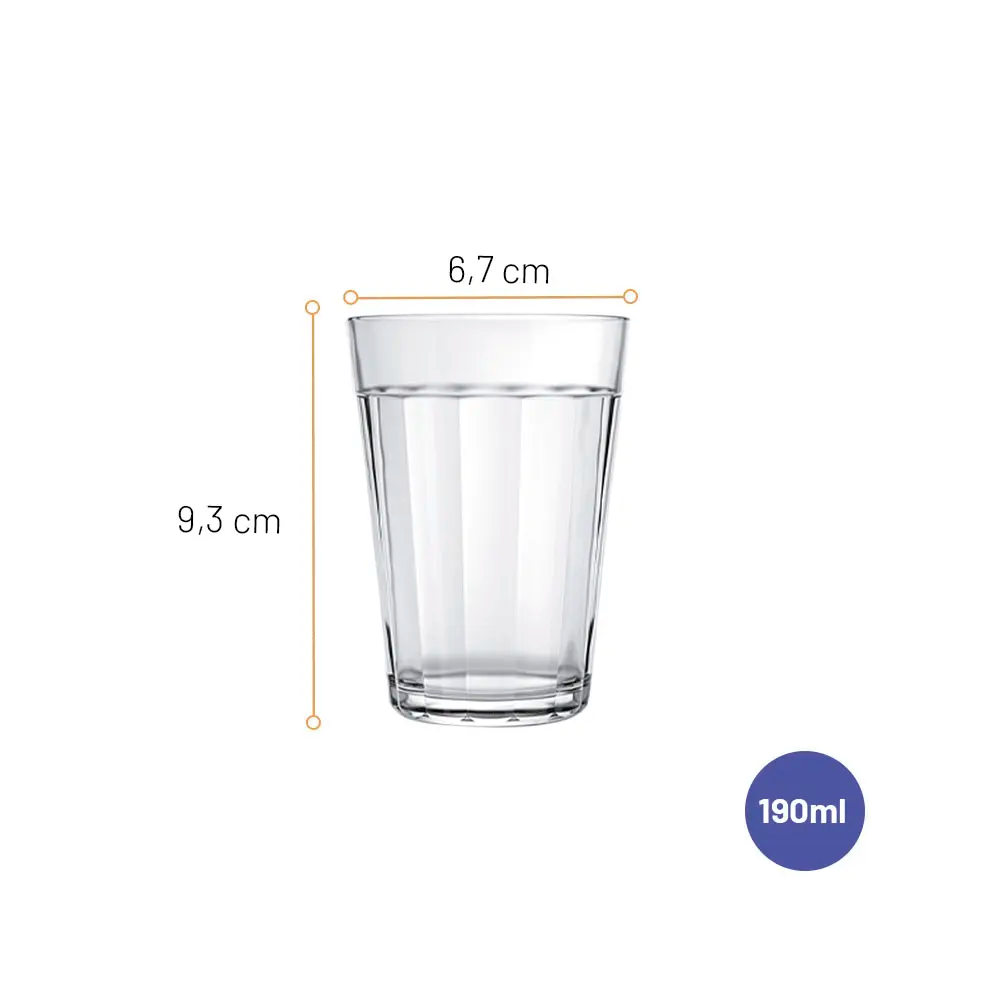 Copo Americano Multiuso 190Ml - Cx 144 Unidades