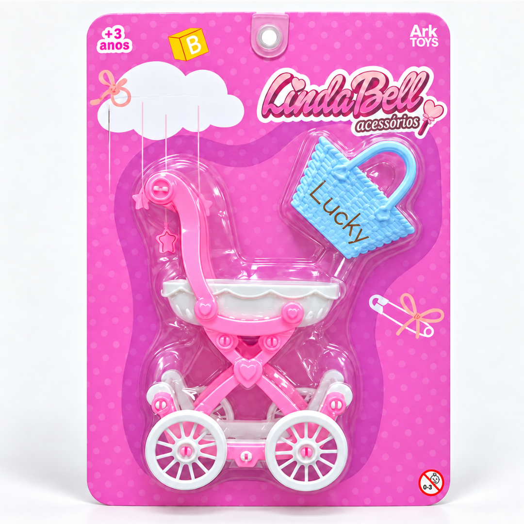 Acessório De Bonecas Carrinho Arktoys