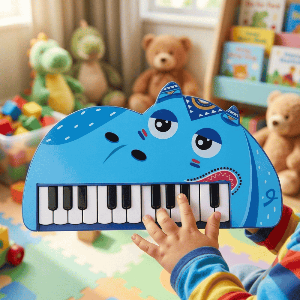 Teclado Zoo Infantil Hipopotamo Arktoys