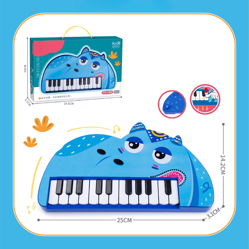 Teclado Zoo Infantil Hipopotamo Arktoys