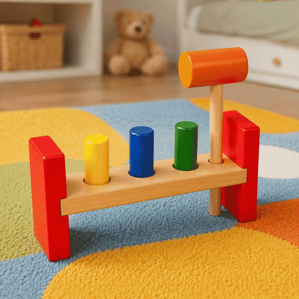 Brinquedo Educativo Bate Pinos Arktoys