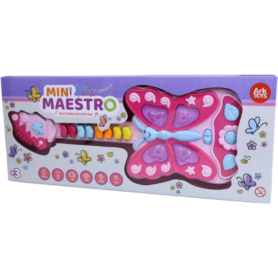 Guitarra Musical Borboleta Arktoys