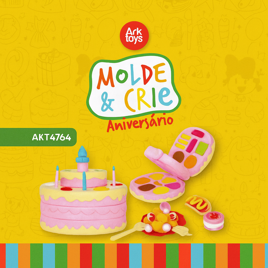 Massa De Modelar Festa De Aniversário Arktoys