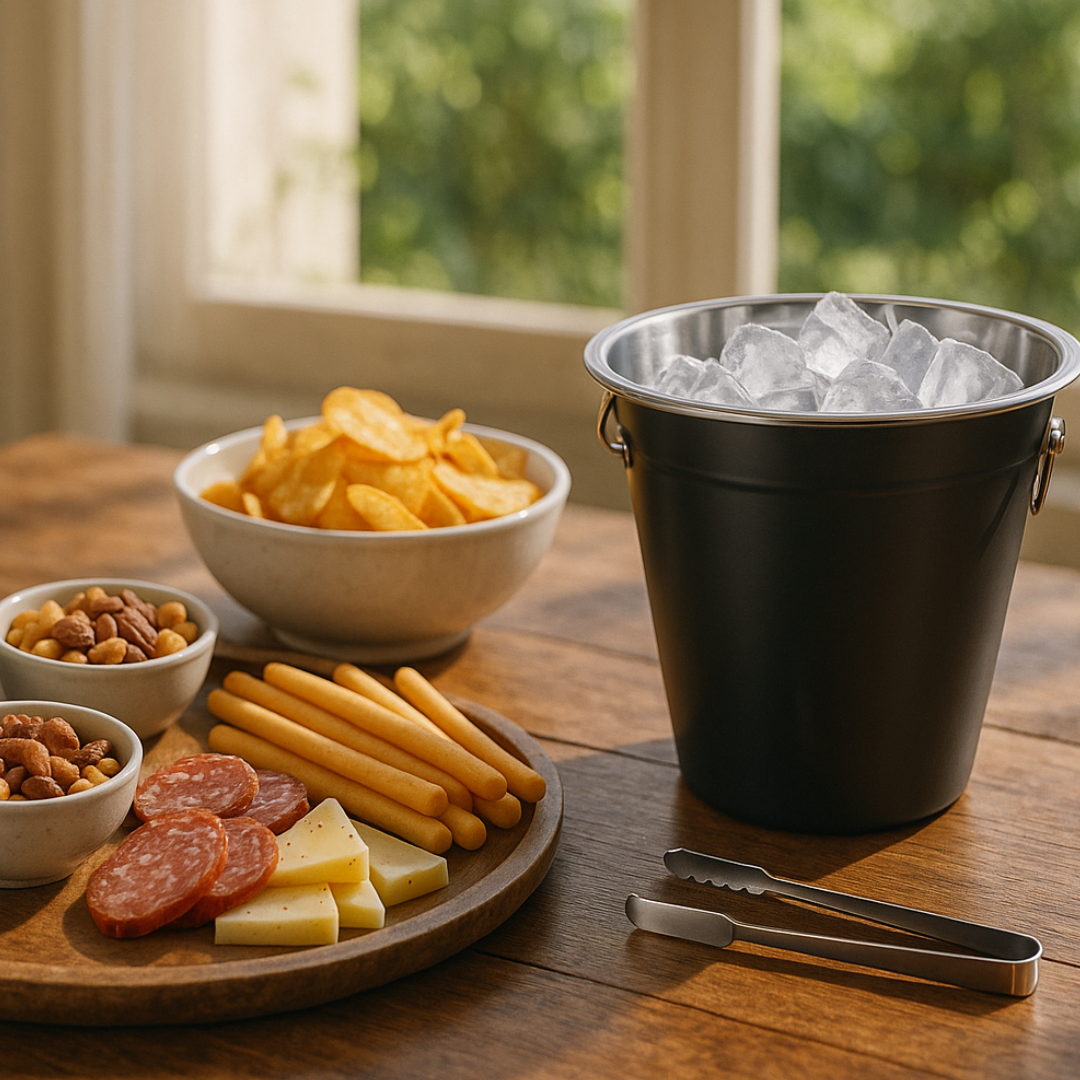 Champanheira 21Cm C/Pegador Happy Hour