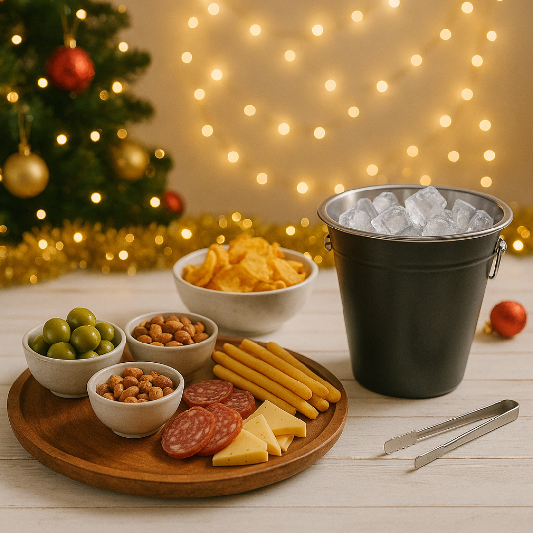 Champanheira 21Cm C/Pegador Happy Hour