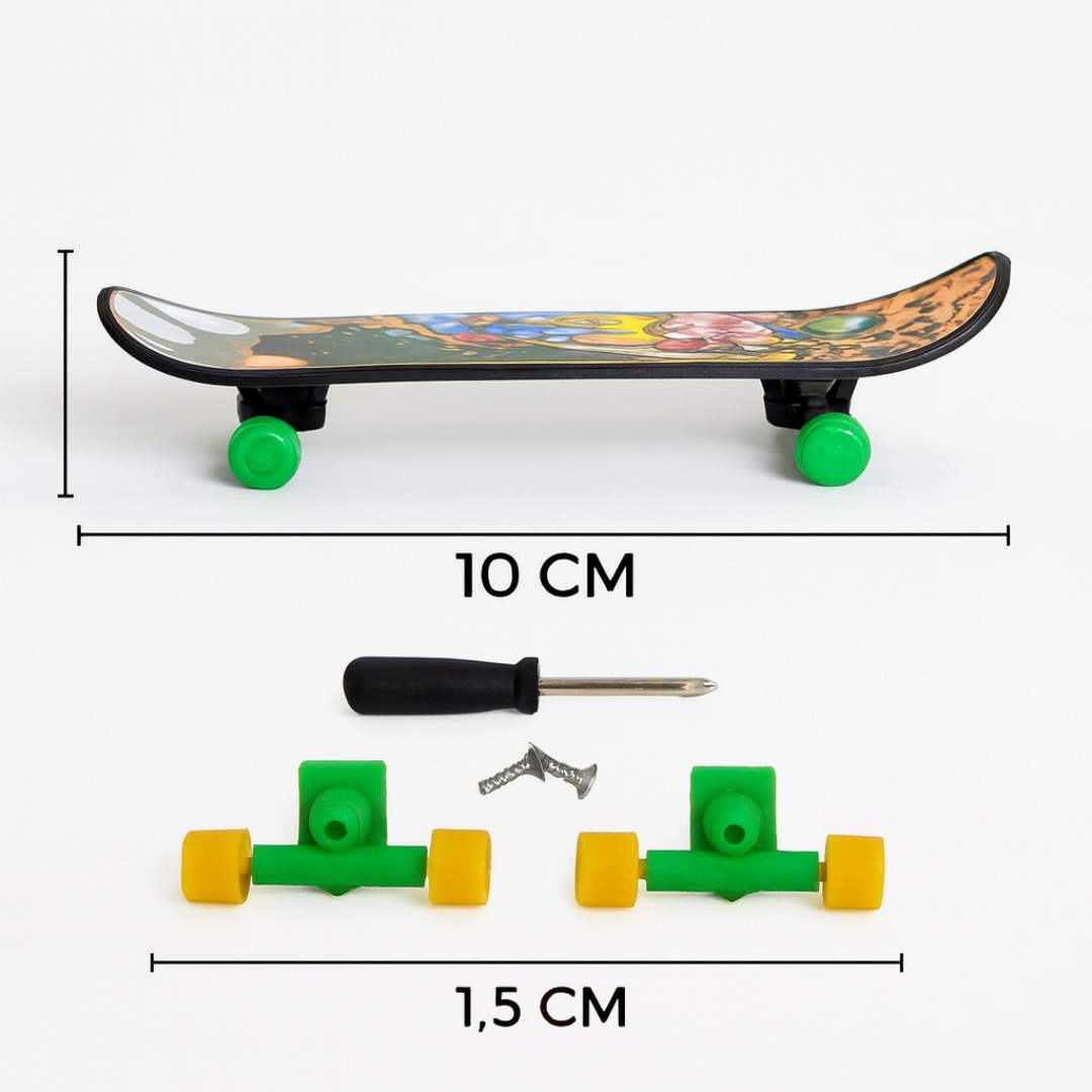 Mini Skate De Plástico Mohnish - Cx 72 Unidades