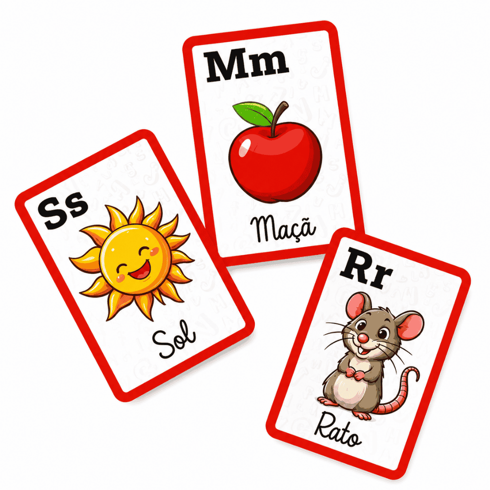 Cartas Rouba Monte Alfabeto MiniToys