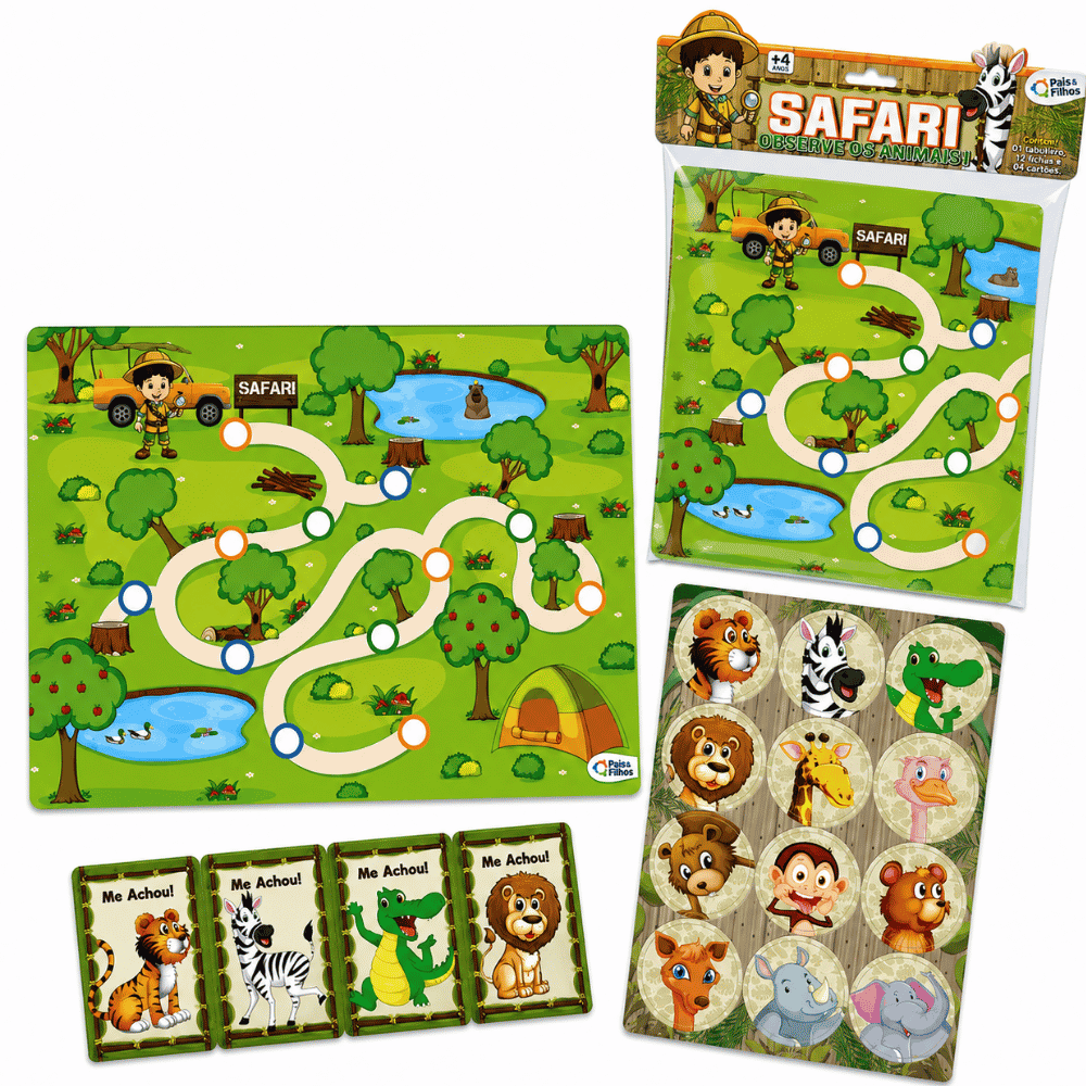 Safari Observe os Animais MiniToys