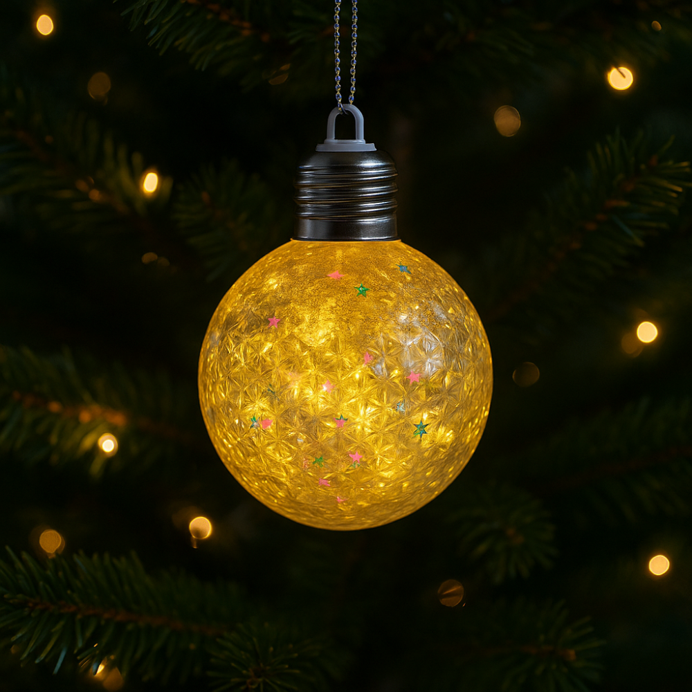 Pendente Bola Iluminada Led Branca Rio Master