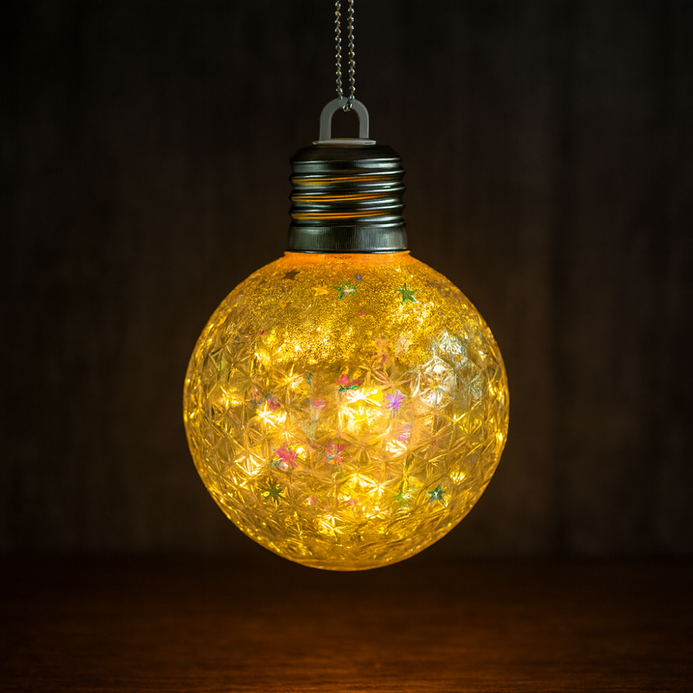 Pendente Bola Iluminada Led Branca Rio Master