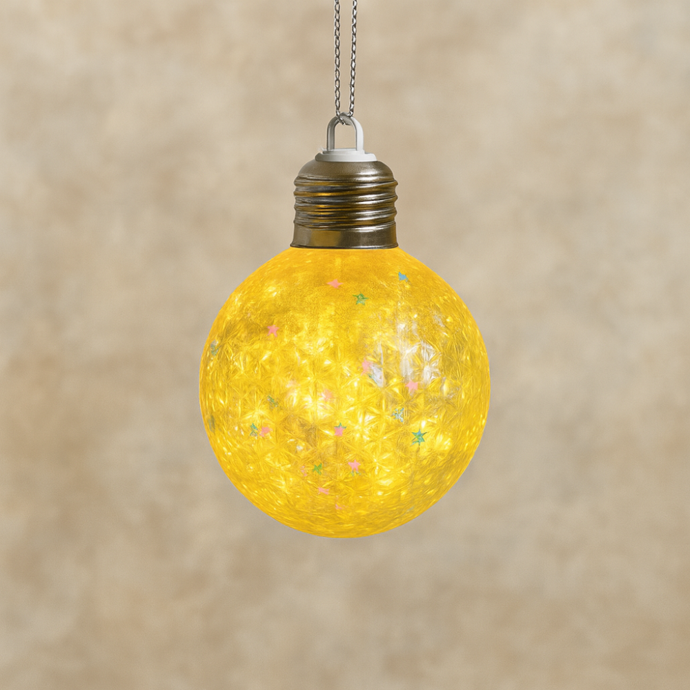Pendente Bola Iluminada Led Branca Rio Master