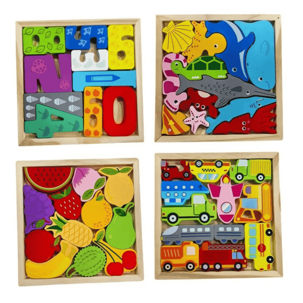 Brinquedo Didático De Madeira Aprenda Brincando Dmbrasil
