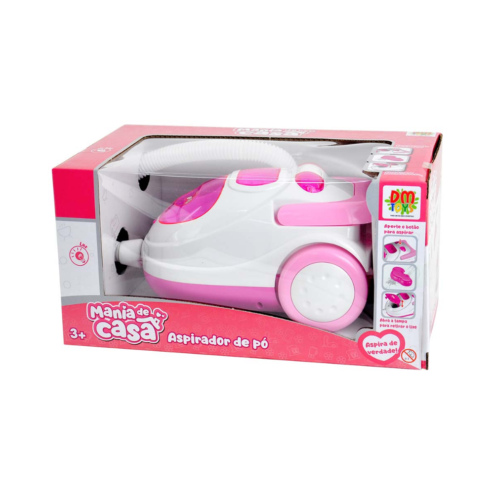 Brinquedo Mania de Casa Aspirador de Pó DMBrasil
