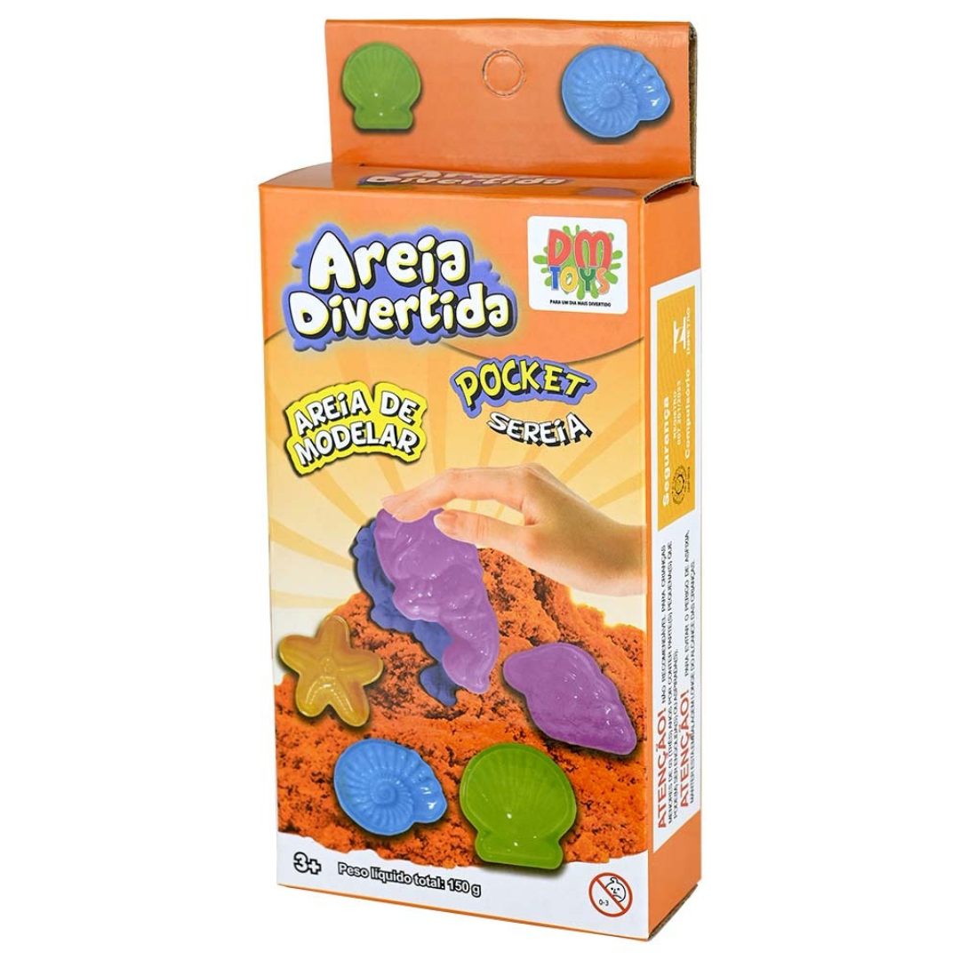 Areia Divertida Pocket Sereia Dmbrasil