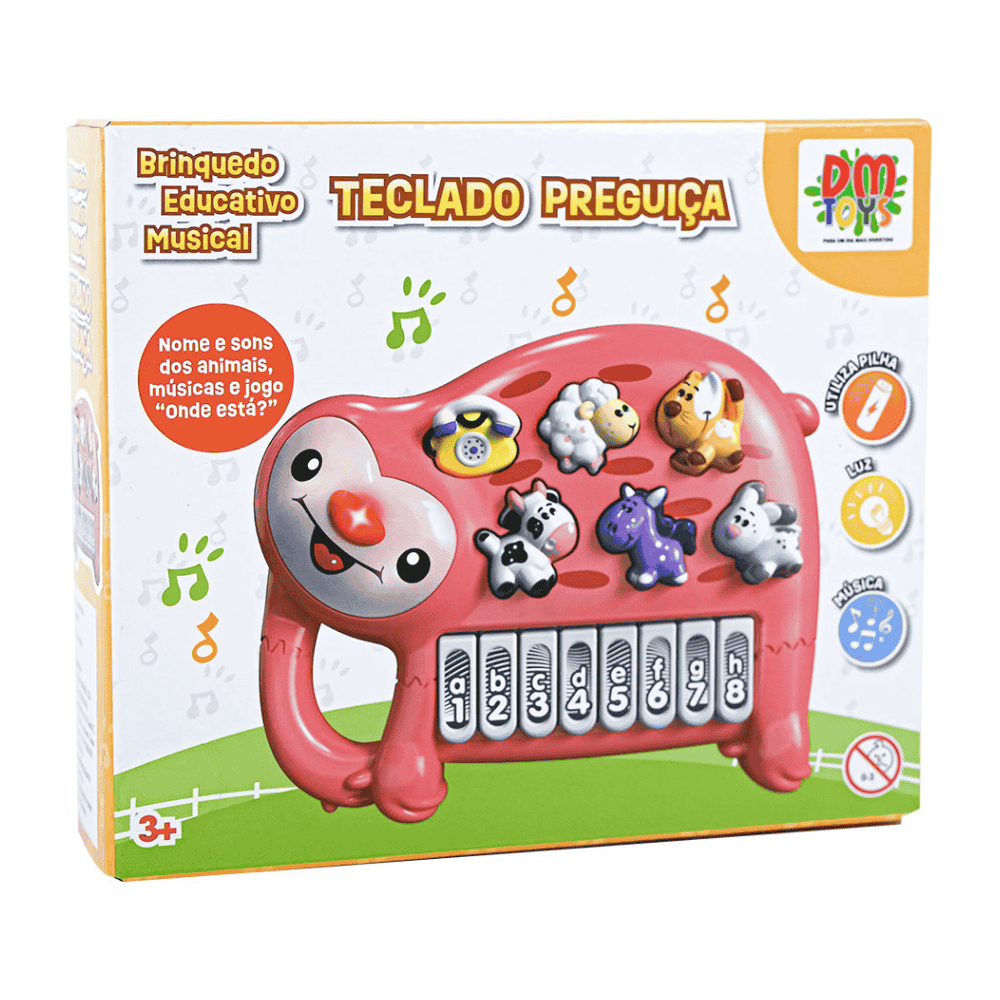 Brinquedo Educativo Preguiça Musical Dm Brasil