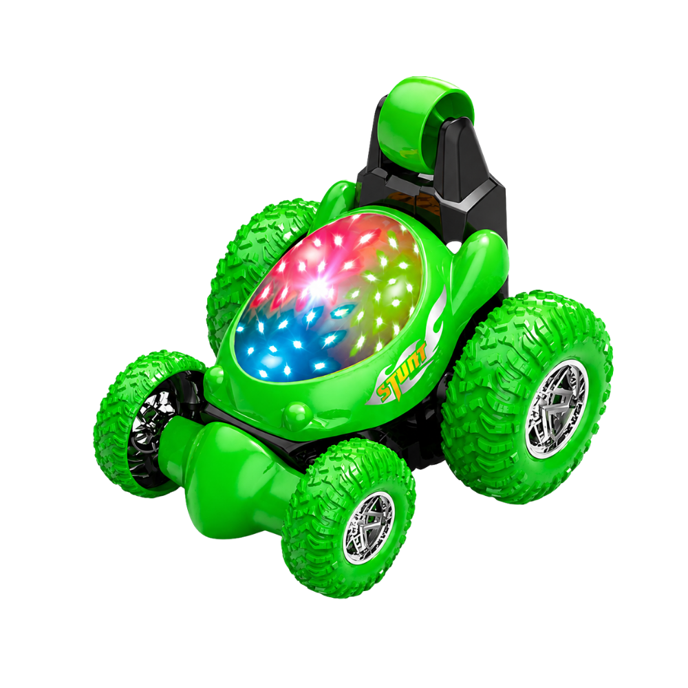 Carro Controle Remoto Sem Fio Mini Crazy 360º com Luz DM Toys