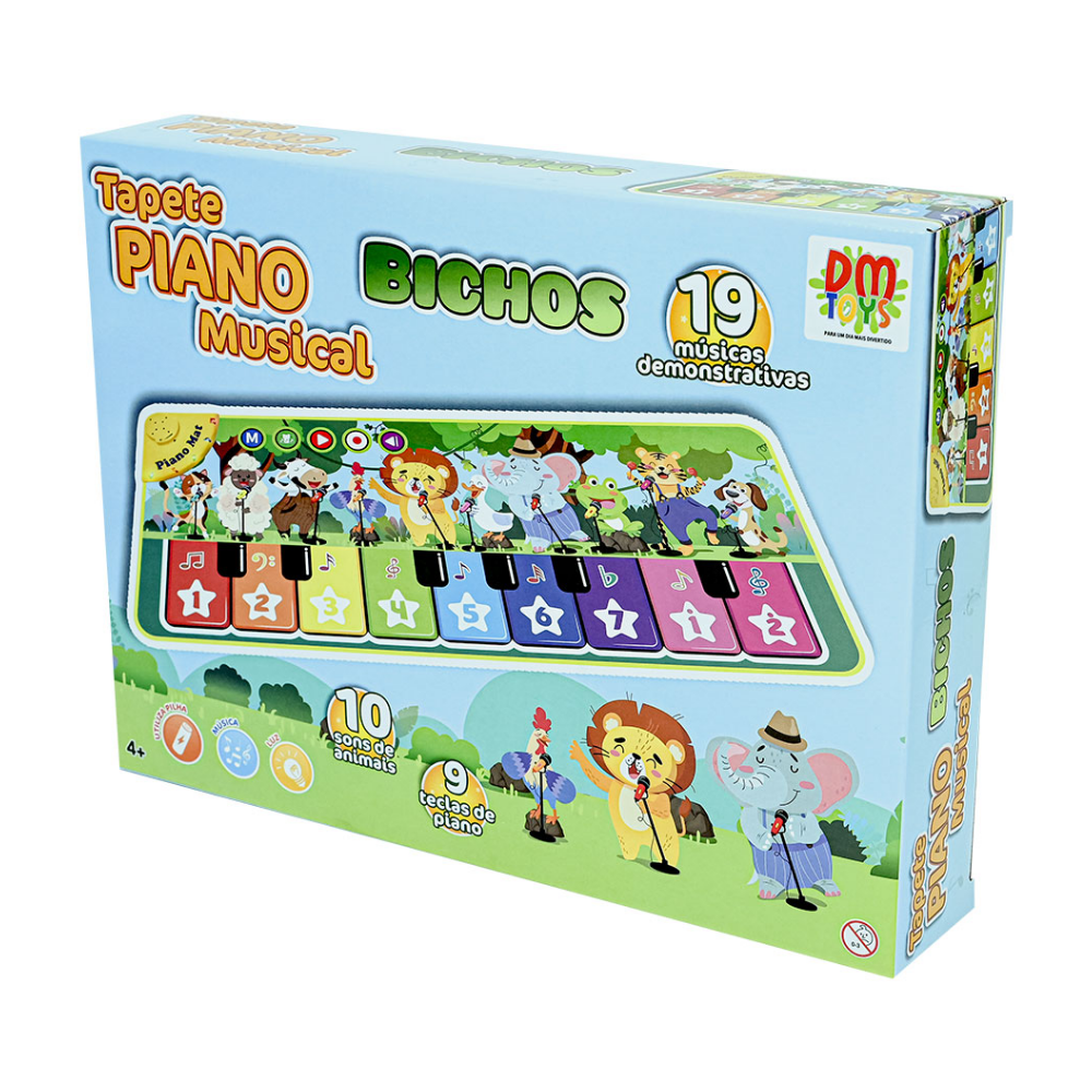 Tapete Piano Musical Bichos DMBrasil