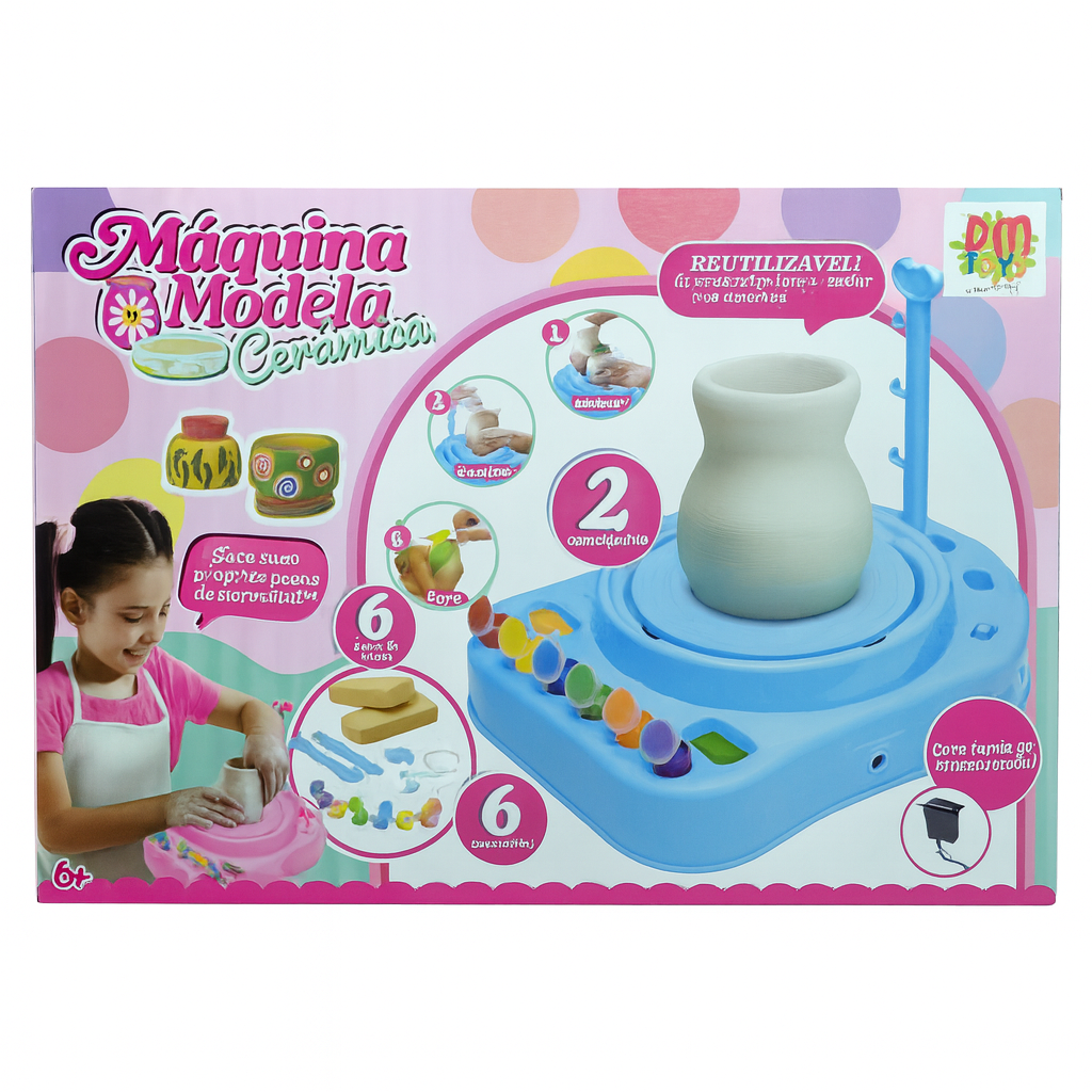 Máquina Modela Cerâmica A Pilha Dm Brasil
