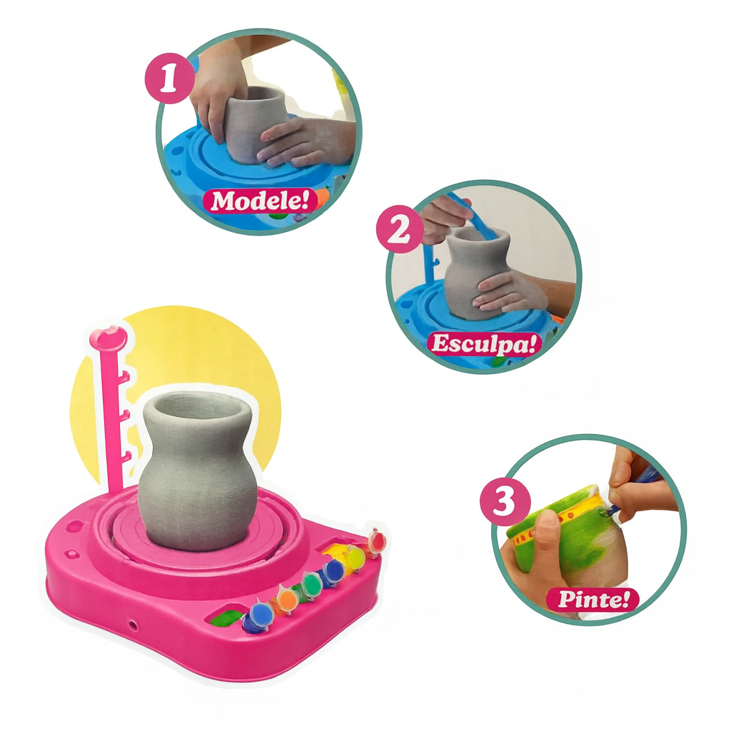 Máquina Modela Cerâmica A Pilha Dm Brasil