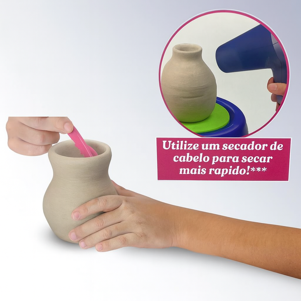 Máquina Modela Cerâmica A Pilha Dm Brasil