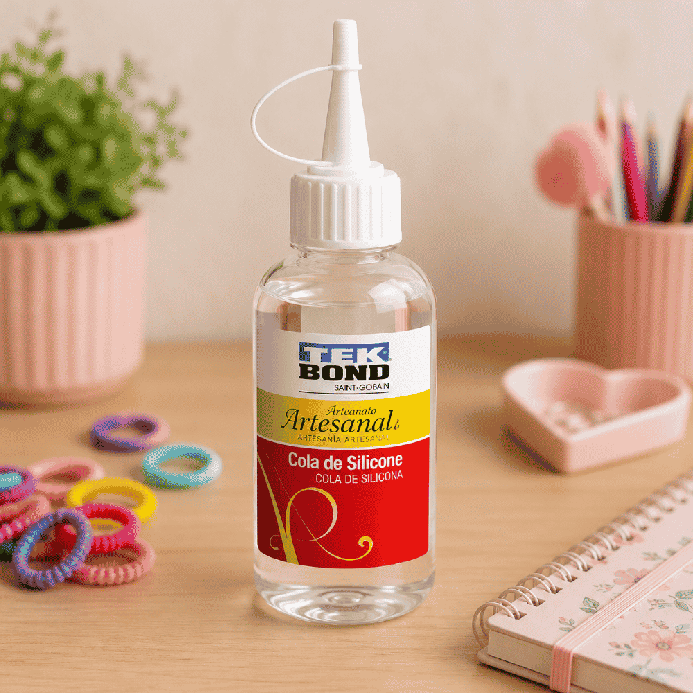 Cola de Silicone para Artesanato 51g 60ml Tekbond