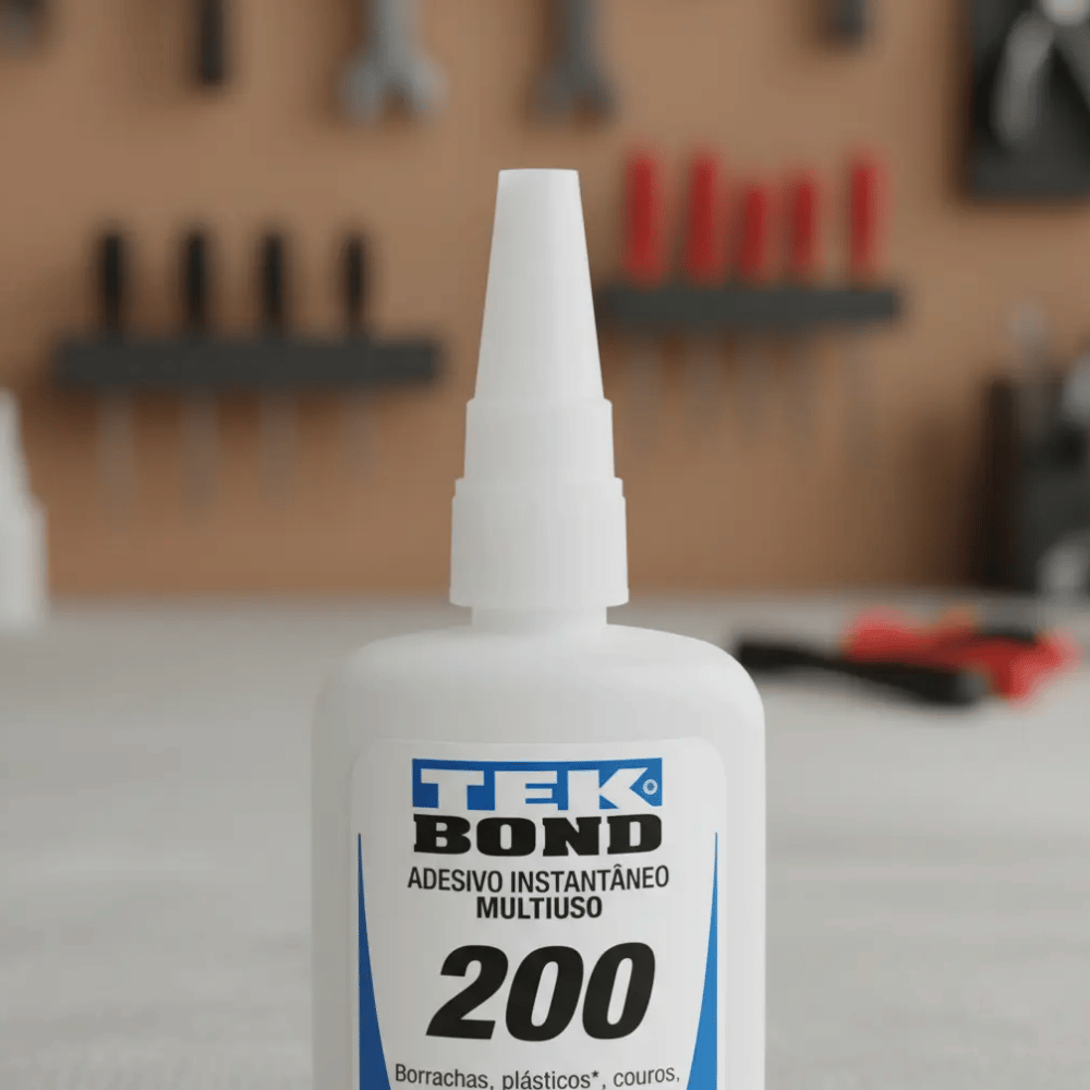Adesivo Instantâneo 200 20g Bico Antientupimento Tekbond