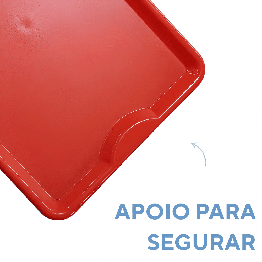 Bandeja Multiuso Restaurante Vermelha 2 Litros Alves