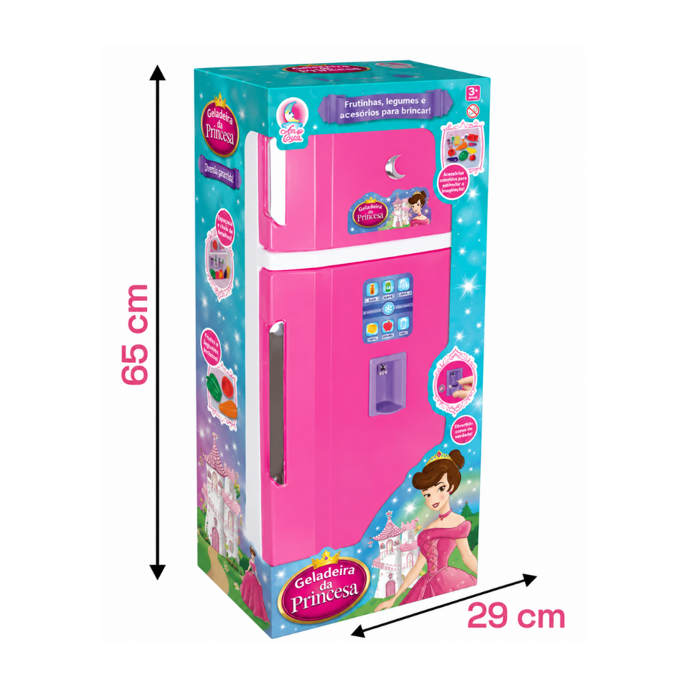 Geladeira das Princesas Duplex TK Toys