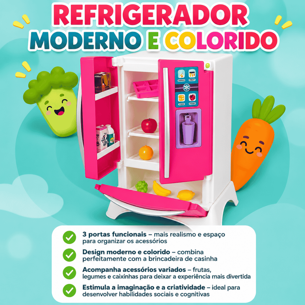 Geladeira Graciosa TK Toys