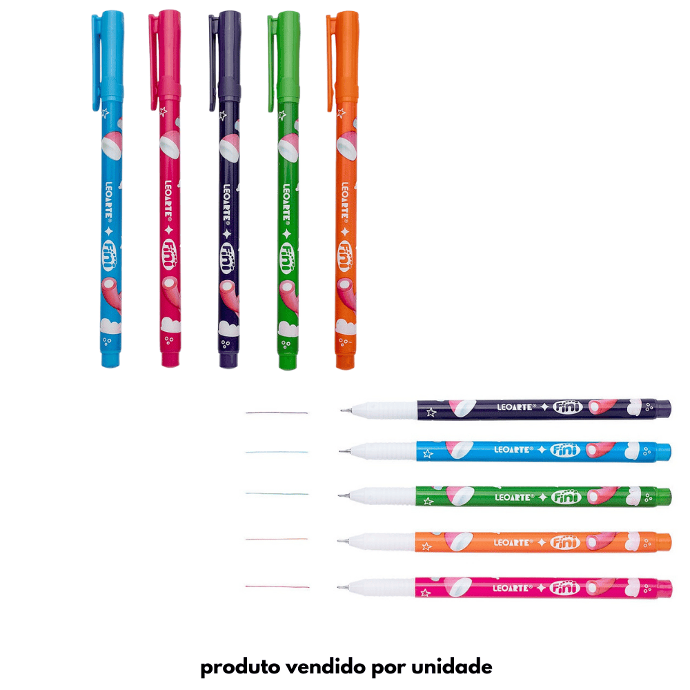 Caneta Gel Fini Leo&Leo
