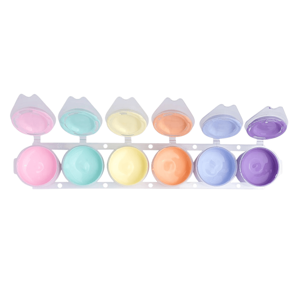 Guache Pastel Com 6 Cores 15Ml Leo&Leo