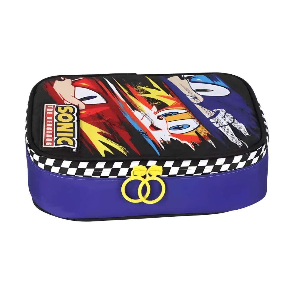 Estojo Sonic Azul Maxlog