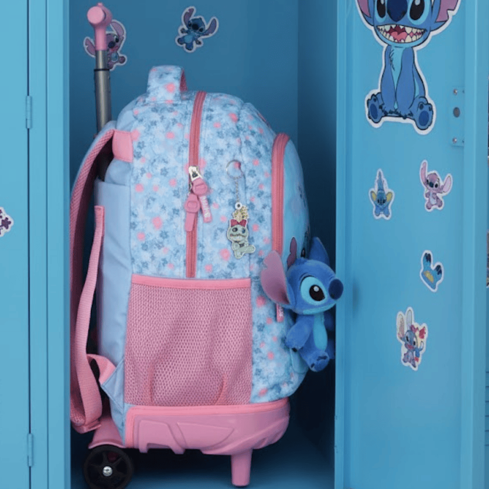 Mochila Com Rodas Stitch