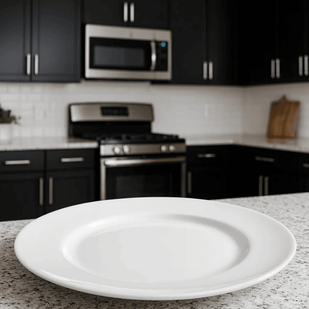 Prato Sobremesa Branco Liso 21cm Plus Alleanza