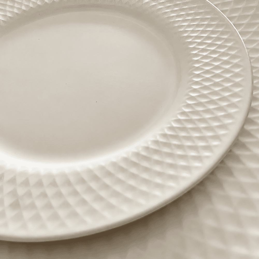Prato para Sobremesa Split White Plus Alleanza 21cm