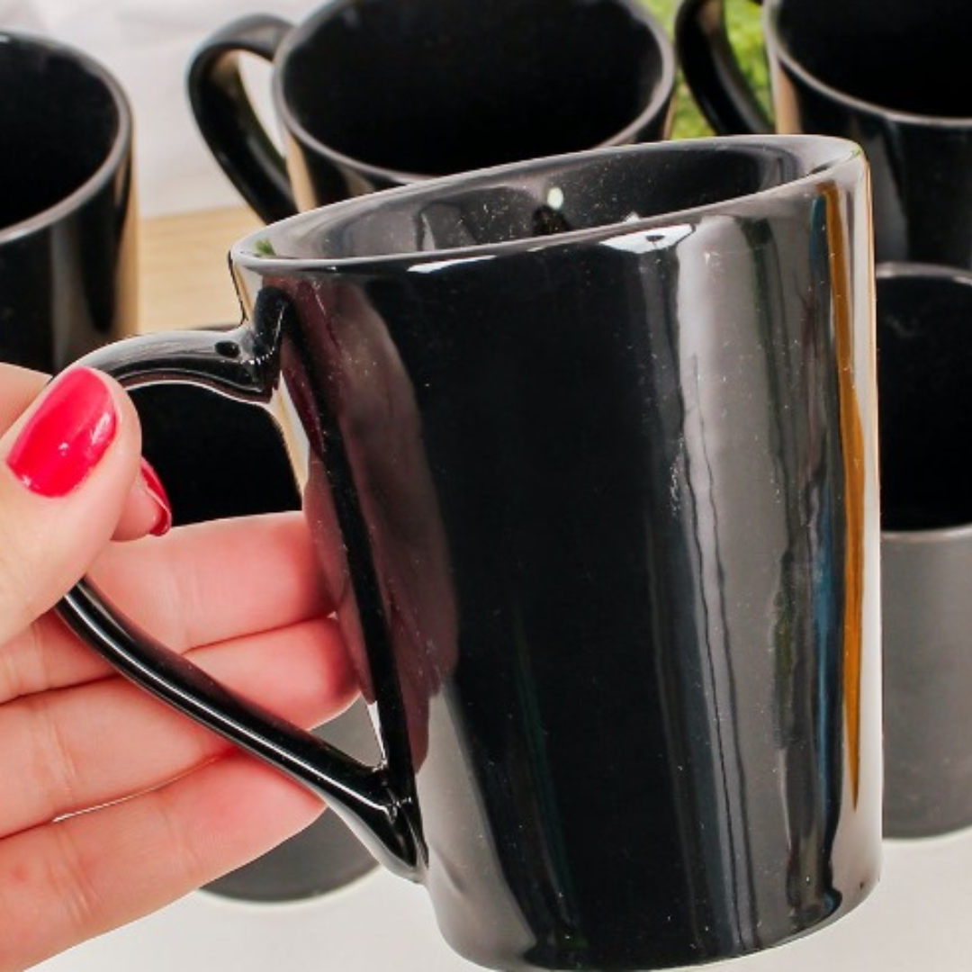Caneca Tulipa 250Ml Preta Rr