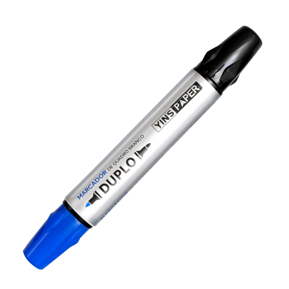 Marcador Para Quadro Branco Duplo Yins