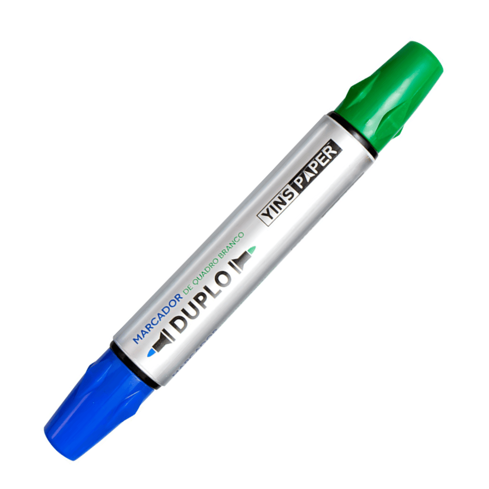 Marcador Para Quadro Branco Duplo Yins