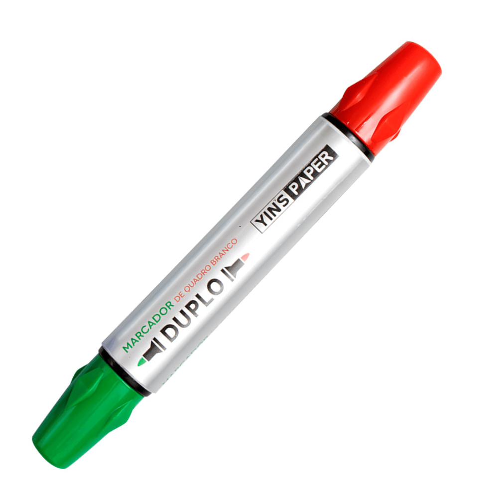 Marcador Para Quadro Branco Duplo Yins
