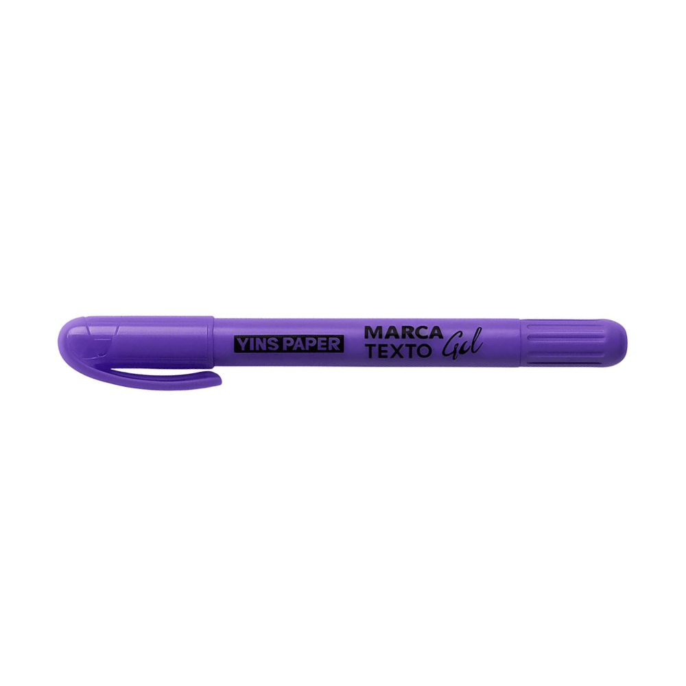 Marca Texto Em Gel Roxo Yins
