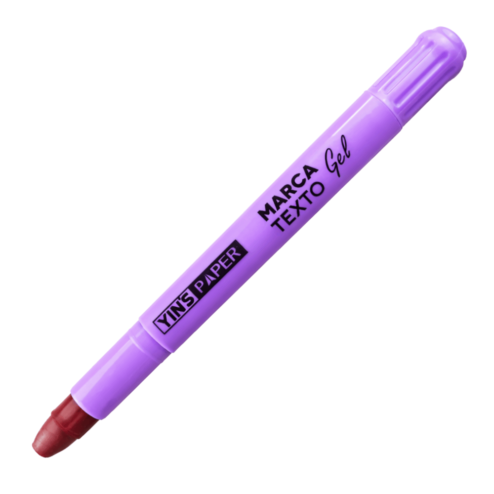 Marca Texto Em Gel Roxo Yins