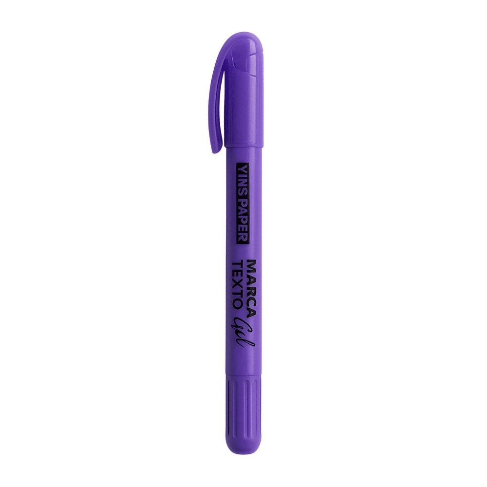 Marca Texto Em Gel Roxo Yins