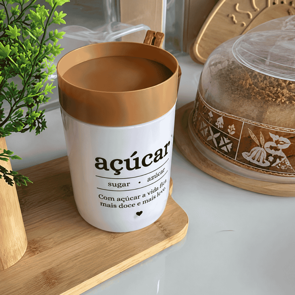 Pote Plug Açúcar 1,15LT Plasutil