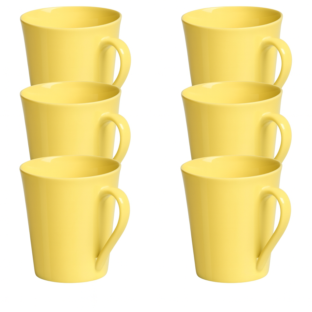 Caneca Tulipa 250Ml Amarela Rr