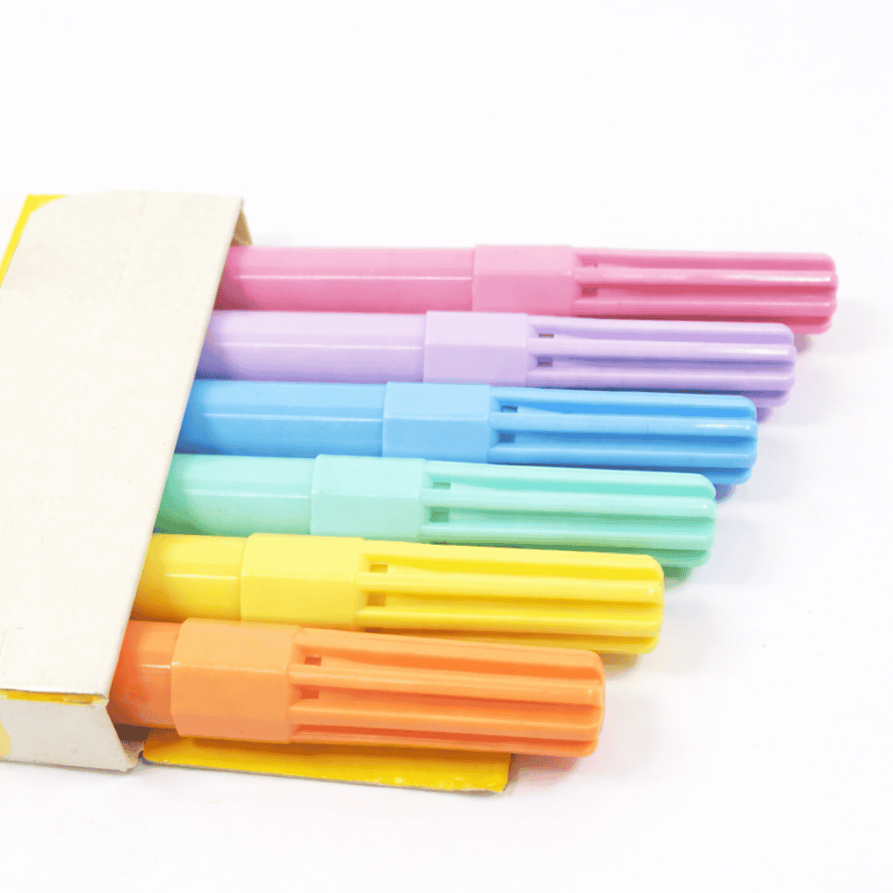 Hidrografica Neo-Pen Gigante Com 6 Cores Pastéis Compactor